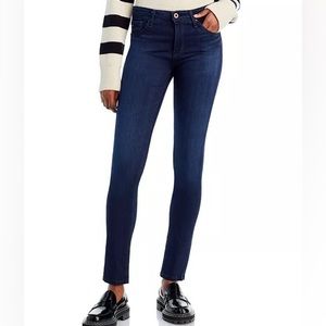 AG Prima Mid Rise Cigarette Jeans Dark Wash 29R